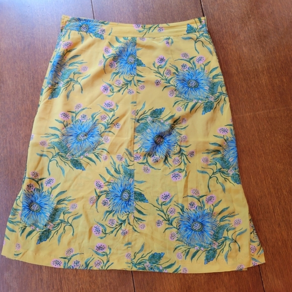 Like new! Madewell gorgeous silk skirt Sz M - Picture 2 of 5